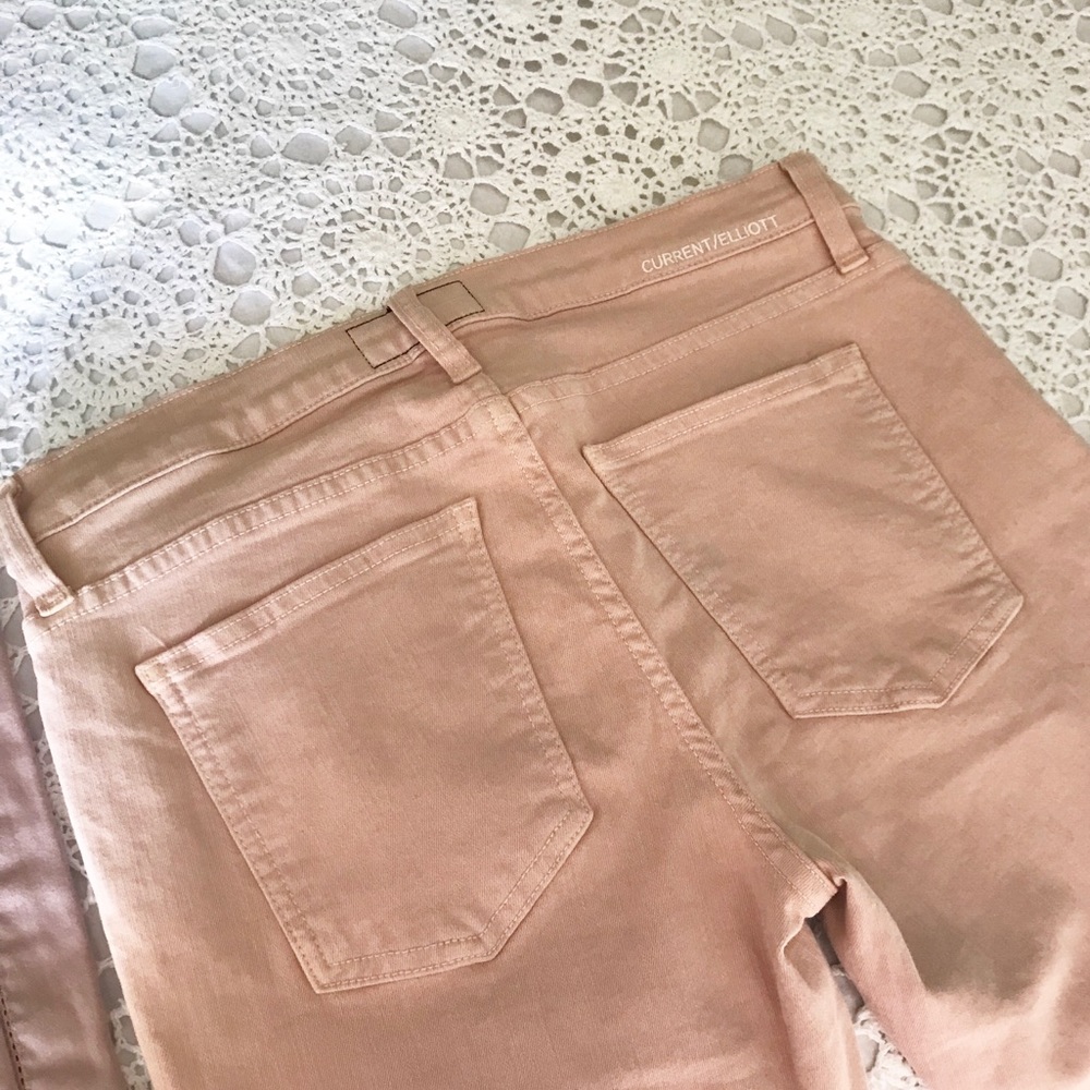 Current Elliot The Ankle Skinny In Rose Smoke - Picture 5 of 8